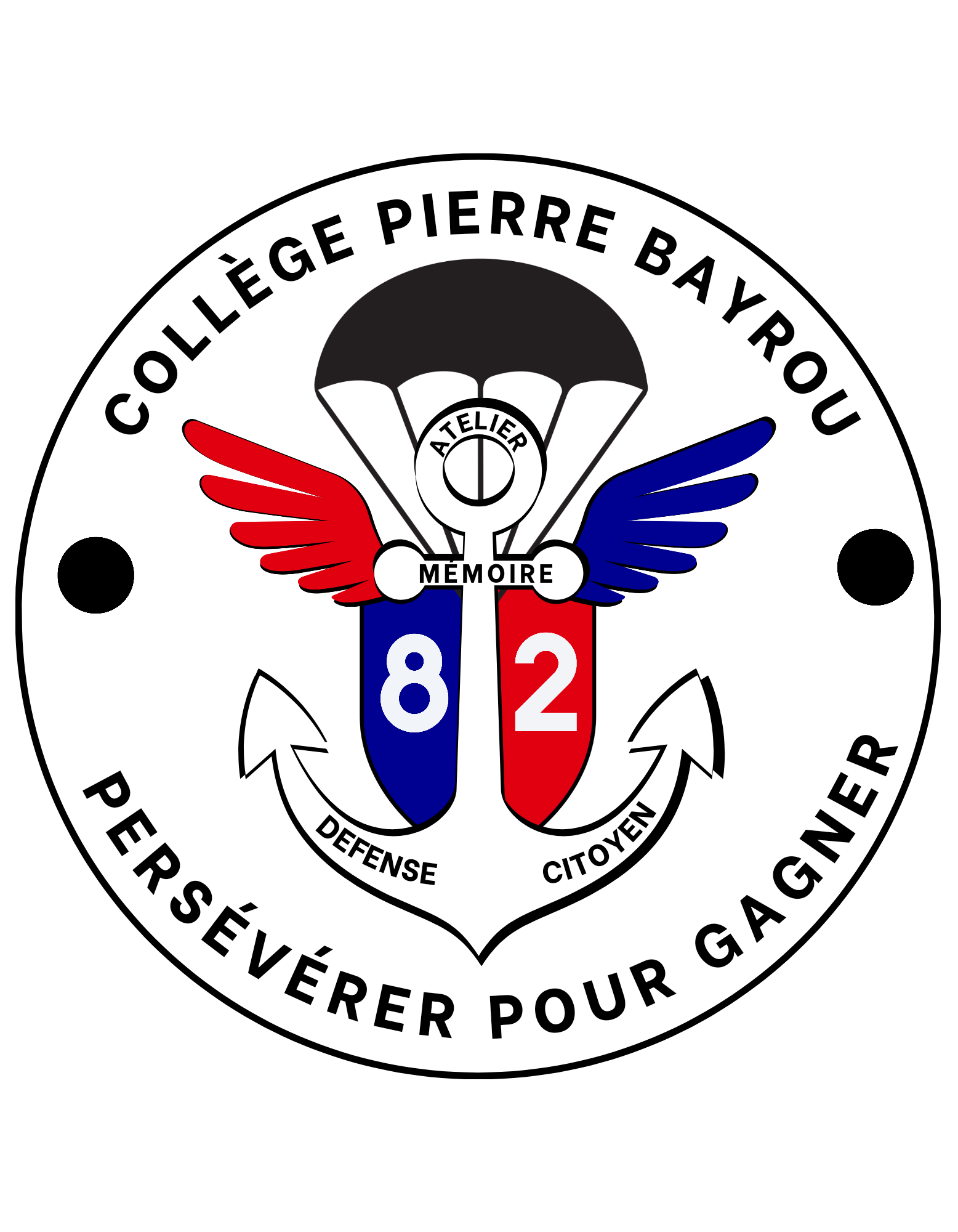 Logo de l'Atelier Mémoire, Défense et Citoyen